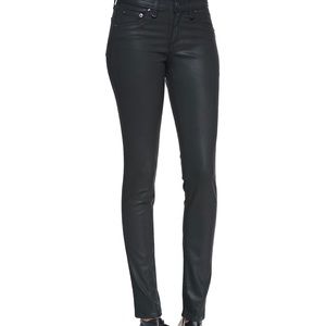 Rag & Bone coated legging jean.